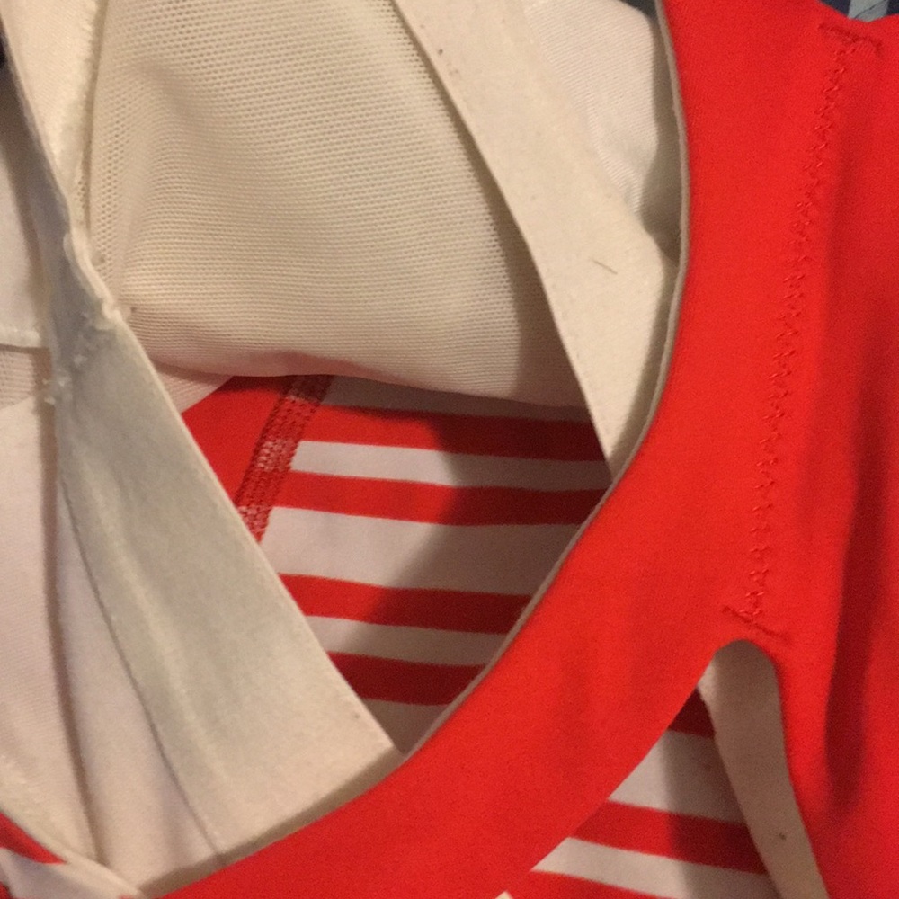 Swimming/Workout tank top red and white - Picture 3 of 3